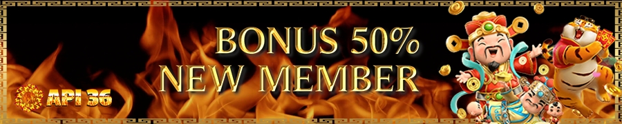 BONUS NEW MEMBER 50%